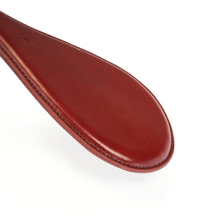Wine Red  Leather Round Paddle