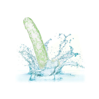 CalExotics Naughty Bits I Leaf Dick Glow-In-The-Dark Weed Leaf Dildo