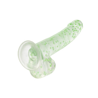 CalExotics Naughty Bits I Leaf Dick Glow-In-The-Dark Weed Leaf Dildo