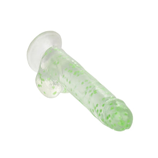 CalExotics Naughty Bits I Leaf Dick Glow-In-The-Dark Weed Leaf Dildo