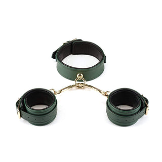 Mossy Chic Bondage Set- collar, leash & wrist