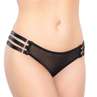 Kinky Diva – Peekaboo Butt Briefs – Black
