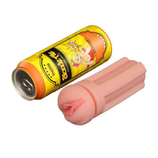 LoveToy - Pleasure Brew Blonde Ale Vagina Masturbator - Nude & Yellow