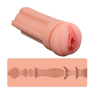 LoveToy - Pleasure Brew Blonde Ale Vagina Masturbator - Nude & Yellow