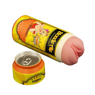 LoveToy - Pleasure Brew Blonde Ale Vagina Masturbator - Nude & Yellow