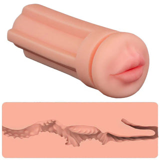 LoveToy - Pleasure Brew Cream Ale Mouth Masturbator - Green & Nude