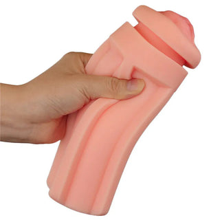 LoveToy - Pleasure Brew Cream Ale Mouth Masturbator - Green & Nude