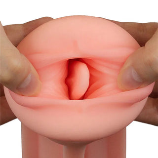 LoveToy - Pleasure Brew Cream Ale Mouth Masturbator - Green & Nude