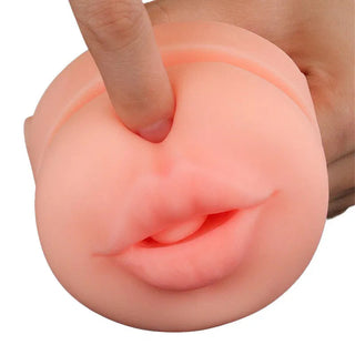 LoveToy - Pleasure Brew Cream Ale Mouth Masturbator - Green & Nude