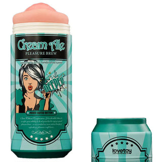 LoveToy - Pleasure Brew Cream Ale Mouth Masturbator - Green & Nude