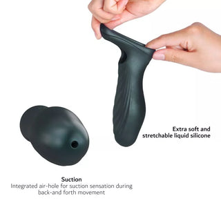 MANWAN - Ryzer Max - Penis Extender and Soft Masturbating Sleeve - Pine Grey