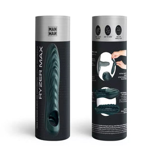 MANWAN - Ryzer Max - Penis Extender and Soft Masturbating Sleeve - Pine Grey