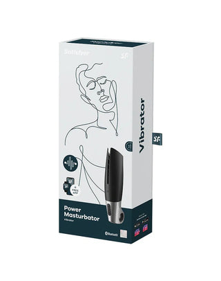 Power Masturbator (with app control) - Masturbator - Black & Silver