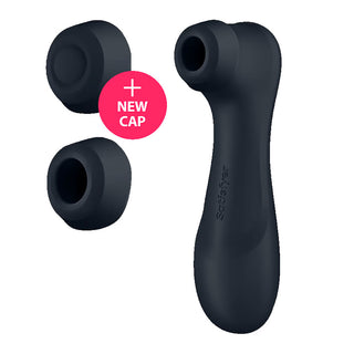 Pro 2 Generation 3 - Double Air Pulse Vibrator - Liquid Air - Black