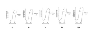 Sliding Skin - Realistisk Dildo Black
