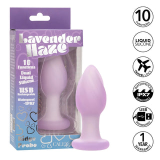 Lavender Haze Ridge Probe - Vibrating Plug